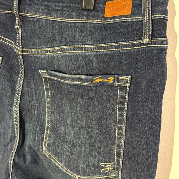 Women’s Seven7 High waisted Ankle Skimmer jeans with frayed hem, Size 16 - Picture 3 of 6